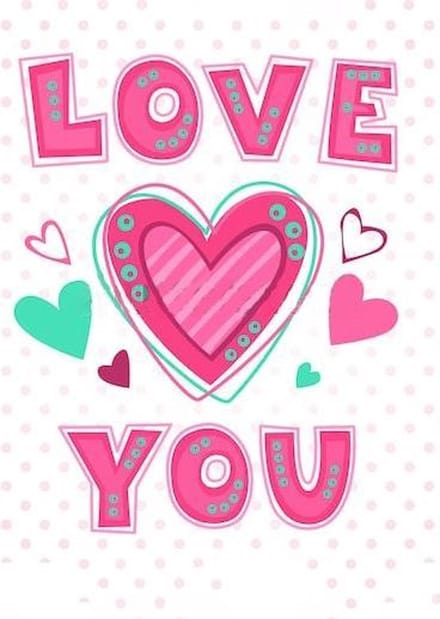 Wizardi Diamond Painting Kit Love You WD2314