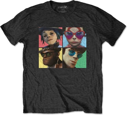 Gorillaz - Humanz Heren T-shirt - M - Zwart