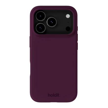 Holdit Silicone Case geschikt voor Apple iPhone 17 Pro Max - Deep Plum