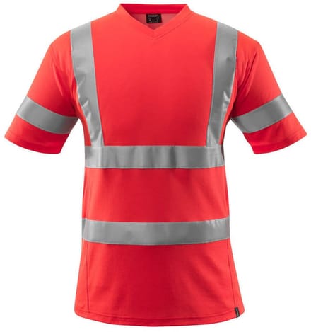 Mascot Safe Classic T-shirt 18282-995 - Hi-Vis rood - S