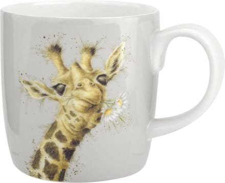 Royal Worcester Wrendale Designs Mok Giraf 400ml Wit Porselein