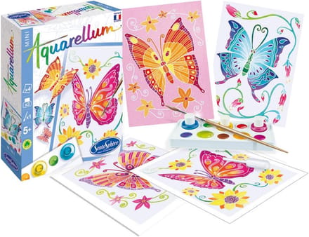 Aquarel Schilderset Klein: Vlinders voor Urenlang Creatief Plezier