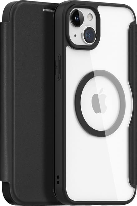 Dux Ducis - iPhone 15 Plus Hoesje - Geschikt voor Magsafe - Book Case - Zwart