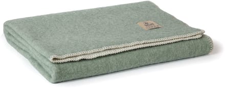 MoST-Dekens - 100% Wollen ledikant dekentje Cool Mint - 100 x 140 cm - groen
