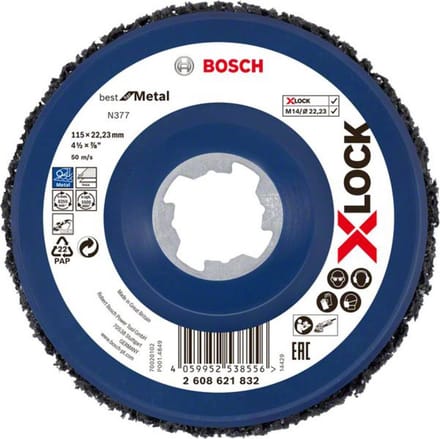Bosch PRO N377 Multi Material Reinigingsschijf 115 mm 22,23 mm - 2608621832