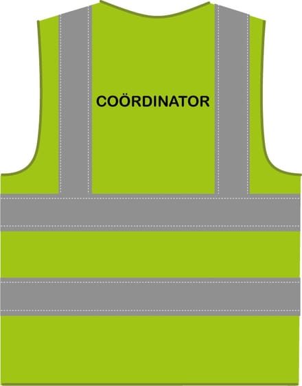 Coördinator hesje RWS limoengroen