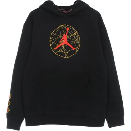 Essential Mountainside herenhoodie met grafische pullover, zwart