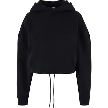 Urban Classics - Cropped Oversized Hoodie/trui - XL - Zwart