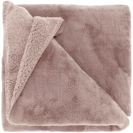 Unique Living Plaid Torvah - Polyester - Roze - 150 x 0 x 200 cm (BxHxD)