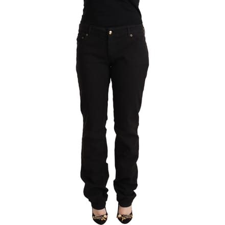 Just Cavalli Pan72206 Zwarte Stretch Denim Jeans