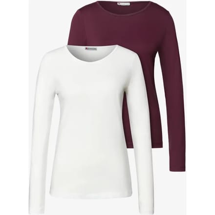 2-pack shirts met lange mouwen