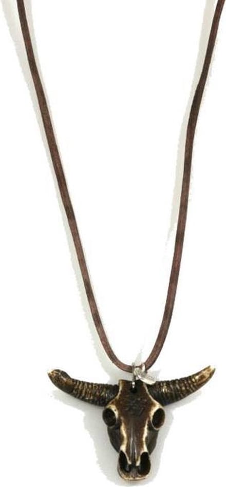 Heaven Eleven - heren ketting - leren koord - Buffalo