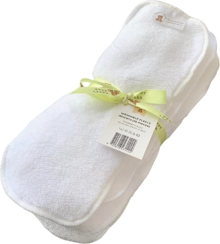 Wasbare fleece inlegvellen - 10 stuks - HappyBear - wasbare luiers - OEKO TEX 100