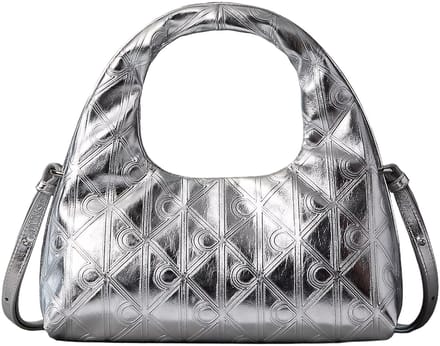 Calvin Klein Puffy Mini Bag - Schoudertas 26 cm (silver metallic)