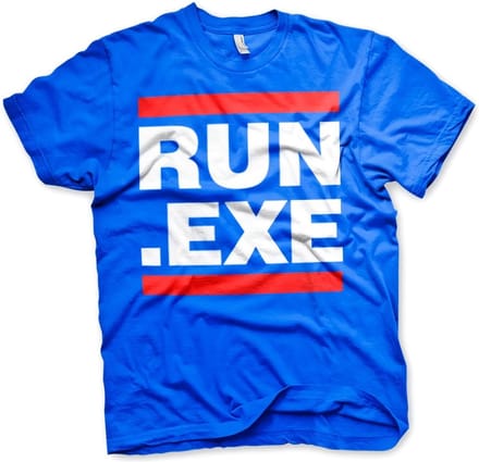 Hybris Run .EXE T-shirt blauw