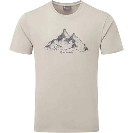 Montane Dual Mountain T-shirt Met Korte Mouwen Grijs L Man