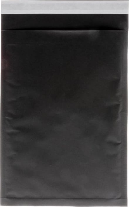 100x bubbel envelop D Zwart A5+ binnenmaat 18x26,5cm