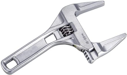 Verstelbare Engelse steeksleutel van aluminiumlegering 16-68mm, handgereedschap voor klussen en onderhoud