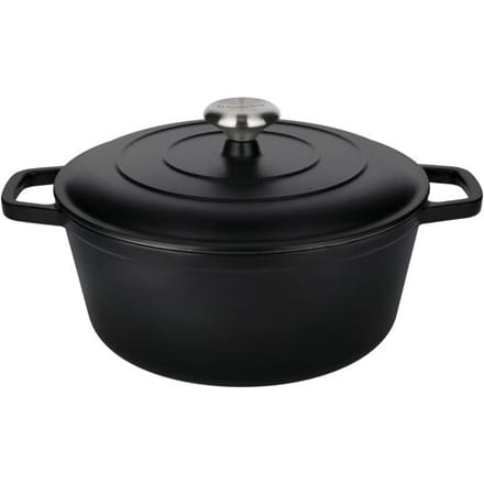 SILVERCREST Gietijzeren pan, Ø27 cm (Zwart)
