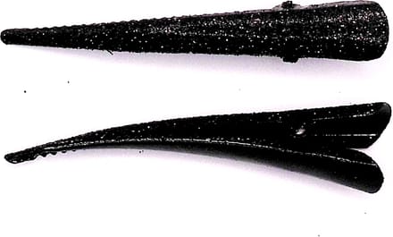 Duckklem zwart glitter