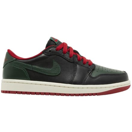 Jordan 1 Retro Low OG Gorge Green Varsity Red (aux femmes) 44.5 black