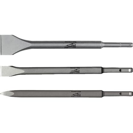 Milwaukee Set SDS-plus beitels SDS-Plus 3 pct beitel set - 4932430001