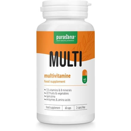 Purasana Multivitamin Fruit&veggie V-caps 60 Nf