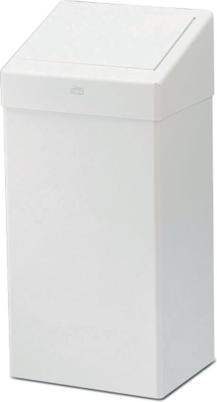 TORK System B1 228000 Afvalbak 50 l Metaal (b x h x d) 341 x 706 x 258 mm Wit 1 stuk(s)