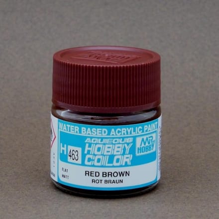 Gunze H-463 - Red Brown - Mr. Hobby Aqueous Modelbouwverf 10ml