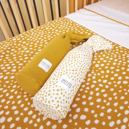 Meyco Baby Cheetah/Uni kruikenzak - 2-pack - honey gold