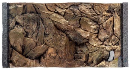CeramicNature Standard 3D aquarium achterwand rotsstructuur voor aquarium en terrarium (diverse maten) 60Ã—30 1 deel