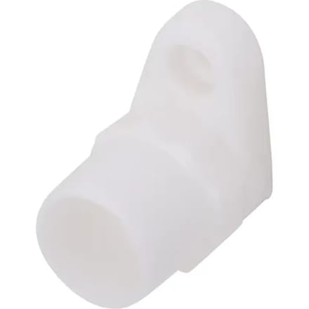 Sencys - Gordijnsteun - Wit - Diam. 13mm - 2 Stuks