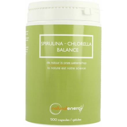 Spirulina Chlor. Caps 500 Natural Energy Labophar
