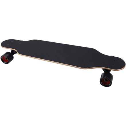 PUENTE Longboard Professionnel à Quatre Roues en Érable Motif Alien Skateboard pour Adulte black