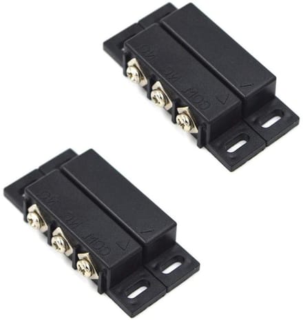 Magneetschakelaar NC - Alarm sensor - Beveiliging huis - Normaal gesloten - 10 watt - Wit