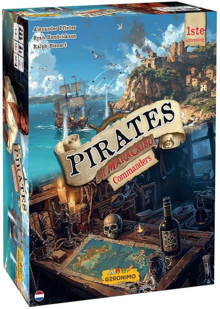 Geronimo Games bordspel uitbreiding Pirates of Maracaibo Commanders.