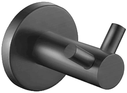 Aloni muurhaak dubbel – gunmetal