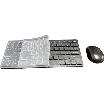 2,4 GHz compacte mini draadloze toetsenbord- en muisset voor Windows Mac Smart TV Laptop PC