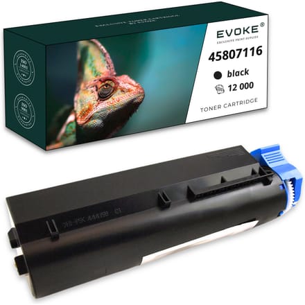 Oki Printer Toner 45807116 Zwart |     12000 pagina's |     45-Es4192