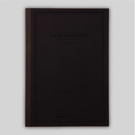 Itoya Profolio Oasis A5 Notebook Kleur: Charcoal + 1 x Muji Gelpen 0.3mm
