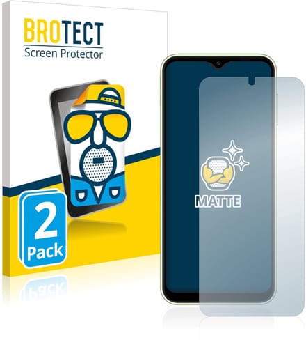 BROTECT - Screenprotector voor Samsung Galaxy A14 5G - Folie Beschermfolie matte 2 Stuks
