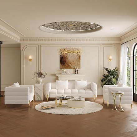 Luxe Hoekbank - Goud - 200x85x68 cm - Arqam