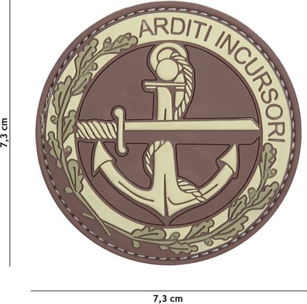 101 Inc Embleem 3D Pvc Arditi Incursori Multi  20056