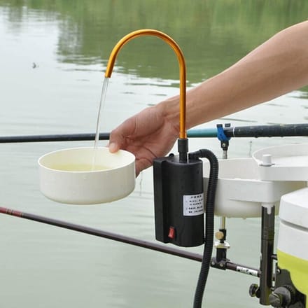Vissen Zuigapparaat Opladen Automatische Pomp Inlaat Handsproeiers Water Absorber Machine Buiten gray