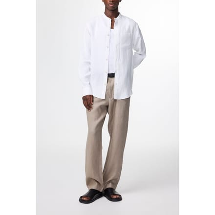 NN.07 Miles 5708 White Taglia: M | Camicie Casual Outlet | Uomo | Bianco