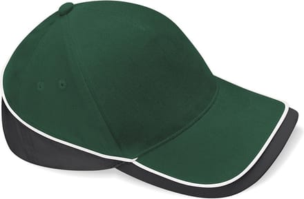 Beechfield Competition Cap Orange/Black/White