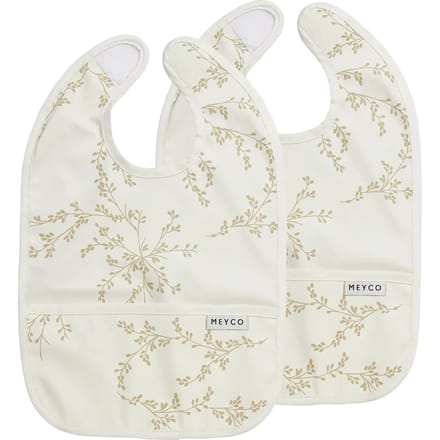 Meyco Baby Branches Slab Met Opvangbakje - 2-pack - Sand