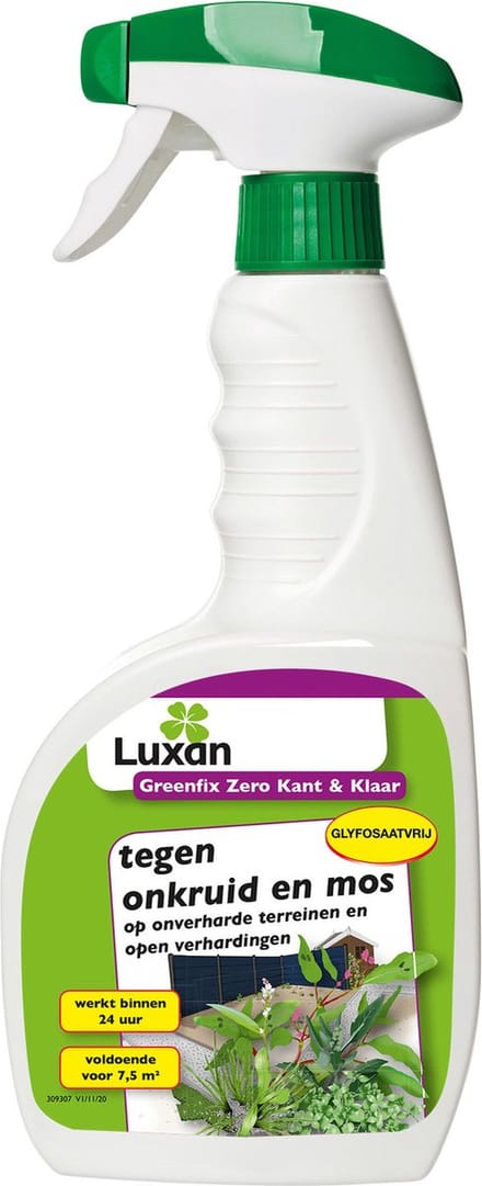 Luxan Greenfix Zero Kant & Klaar - Onkruid- Mosbestrijding - 750 ml