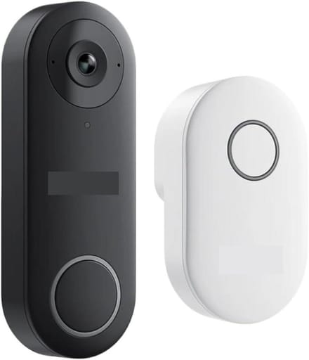 Videodeurbel - Slimme intercom - Veilige entree - Persoonsdetectie - 256GB opslag - Zwart