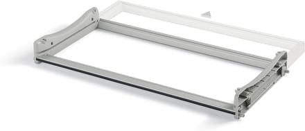 Verstelbaar Tafelblad - Uitschuifbaar Frame - Keuken Ordenen - Werkblad Montage - 280-420 mm - Grijs